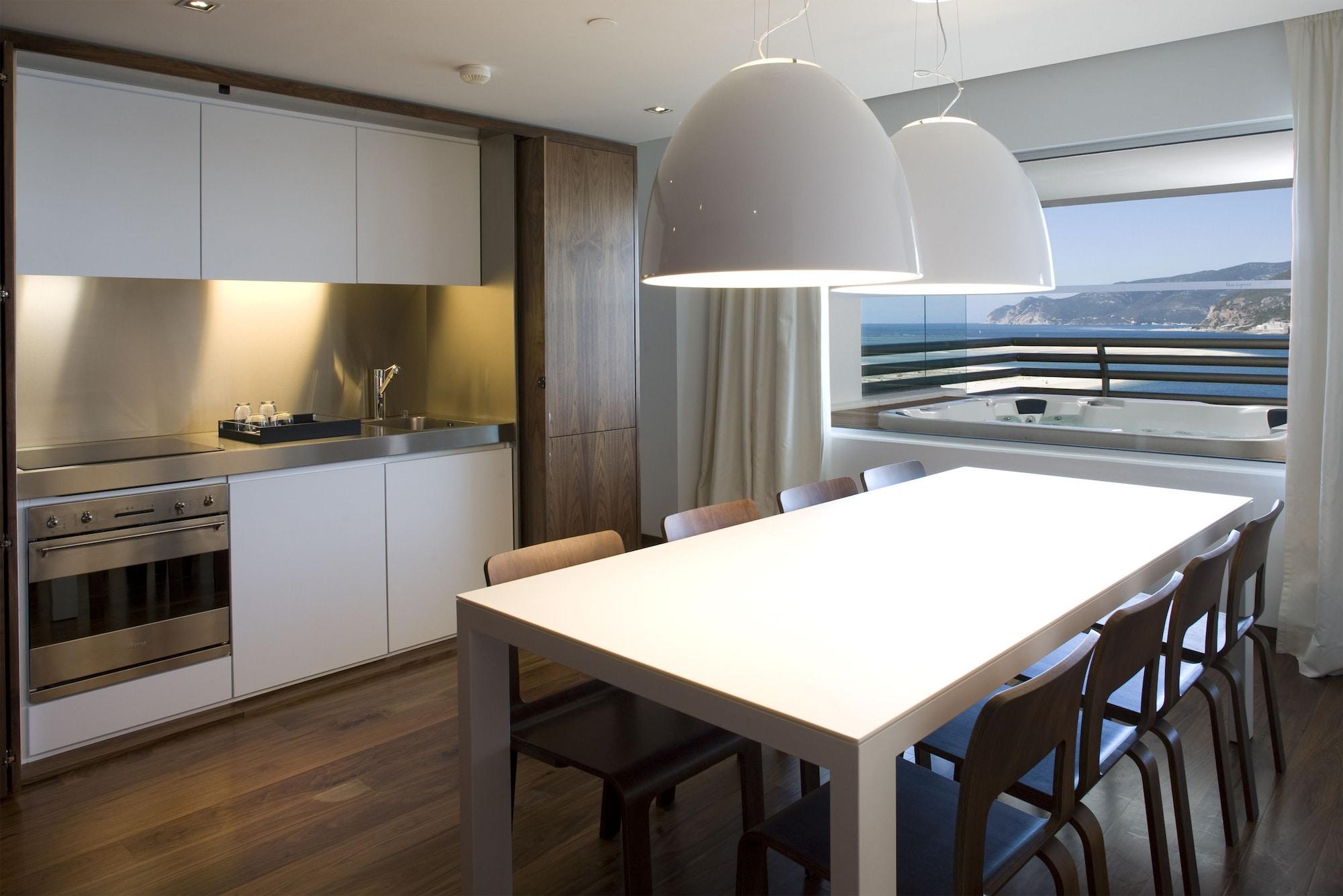 Troia Design Hotel Exterior foto The kitchen of a Sky Penthouse